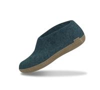 glerups dk A Shoes Mixte Adulte Pantoufles en Feutre,Chaussons, Turquoise (Petrol),42 EU