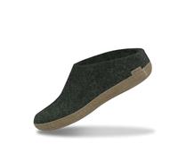glerups dk B Slipper Mixte Adulte Pantoufles en Feutre,Chaussons, Vert (Forest),44 EU