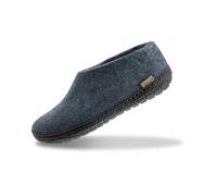 glerups dk Modell AR-02 Mixte Adulte Pantoufles en Feutre,Chaussons, Bleu (Denim),45 EU