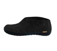 glerups dk Modell AR-02 Mixte Adulte Pantoufles en Feutre,Chaussons, Noir (Charcoal),39 EU