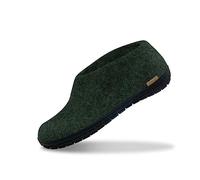 glerups dk Modell AR-02 Mixte Adulte Pantoufles en Feutre,Chaussons, Vert (Forest),38 EU