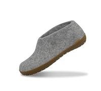 glerups dk Modell AR Mixte Adulte Pantoufles en Feutre,Chaussons, Gris (Grey),43 EU