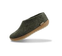 glerups dk Modell AR Mixte Adulte Pantoufles en Feutre,Chaussons, Vert (Forest),39 EU
