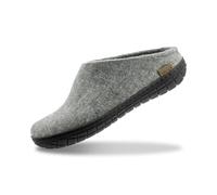 glerups dk Modell BR-02 Mixte Adulte Pantoufles en Feutre,Chaussons, Gris (Grey),39 EU