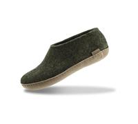 glerups dk Modell BR-02 Mixte Adulte Pantoufles en Feutre,Chaussons, Vert (Forest),44 EU