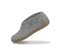 glerups dk Modell BR Mixte Adulte Pantoufles en Feutre,Chaussons, Gris (Grey),42 EU
