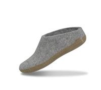 glerups dk Modell BR Mixte Adulte Pantoufles en Feutre,Chaussons, Gris (Grey),43 EU