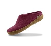 glerups dk Modell BR Mixte Adulte Pantoufles en Feutre,Chaussons, Rose (Cranberry),39 EU
