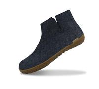 glerups dk Modell GR Mixte Adulte Pantoufles en Feutre,Chaussons, Bleu (Denim),41 EU