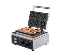 GLETSF Appareil de Cuisine électrique à 6 Trous pour Beignets sucrés, en Acier Inoxydable antiadhésif, pour la Fabrication de gaufres, de Biscuits et Autres gourmandises.,