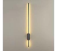 GLETSF Applique Murale d'intérieur LED, Lanterne Murale Moderne et Simple, plafonnier/Lampe de Chevet MI-NI, Tube Long en Aluminium, Applique Murale, Une Couleur - 120 cm