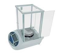 GLETSF Balance de Laboratoire électronique de précision, Affichage numérique LCD, avec Pare-Brise, compacte et précise, pour mesures scientifiques (620 g / 0,001 g).