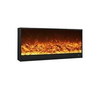 GLETSF Cheminée Décorative Électrique pour La Maison, Style Européen, Salon, Bois De Chauffage, Simulation De Flamme Électronique-1200x180x520mm