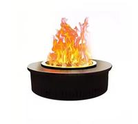 GLETSF Cheminée Décorative Multicolore À Écran Tactile Intelligent, Simulation De Brumisation 3D, Humidificateur De Sol Décoratif Factice-600mm