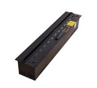 GLETSF Cheminée D'Intérieur Électronique Décorative avec Insert À 7 Couleurs Réglables, Brumisateur, Vapeur Intelligente Et Flamme Simulée 3D, Panneau De Commande Et Télécommand-1500mm