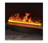 GLETSF Cheminée Électrique 3D À Vapeur d'eau avec Humidificateur Et Flamme Intégrée, Décoration Intérieure avec Flamme Simulée, Flamme LED Réglable Et Panneau De Commande.-1000mm