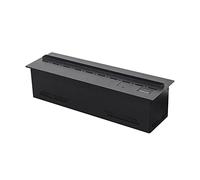 GLETSF Cheminée Électrique Encastrée avec Humidificateur À Vapeur, Simulation De Flamme 3D, Flamme Réglable Et Télécommande.