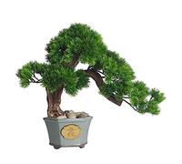 GLETSF Faux Bonsaï Artificiel en Pot Podocarpus Bonsaï Plante Fausse Plante Décoration Utilisée pour La Maison Salon Entrée Bureau Hôtel Décoration Arbre Pot Ornements