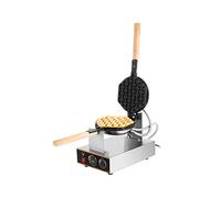 GLETSF Gaufrier à Bulles d'œufs 1400W électrique Commercial antiadhésif, Plaque de Cuisson pour gâteaux et gaufres, Appareil de Cuisine Domestique.,