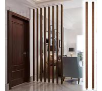 GLETSF Height Adjustable Room Divider, 3.77Ft Black Partition Screen - Cabinet to Ceiling/Floor to Ceiling Space Separator, 1/2/5 Pack Options for Home & Office Use-2 Pcs-150cm/4.92ft