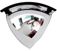 GLETSF Miroir De Sécurité Routière Convexe - Miroir De Surveillance Grand Angle Extérieur De 50 Cm pour Supermarchés, Bureaux Et Usage Personnel - Améliore La Visibilité Et La S-40CM