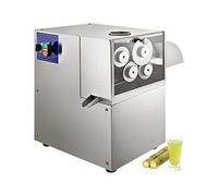 GLETSF Presse-Sucre électrique Efficace à 3 Rouleaux avec évents de Refroidissement, extracteur de Canne à Sucre pour Usage Commercial.,