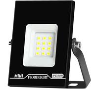 GLETSF Projecteur LED de sécurité IP67 avec réflecteur, lampadaire, Applique Murale LED, éclairage extérieur, projecteur pour Jardin et terrasse/150 W Blanc Froid,10w Cold White