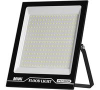 GLETSF Projecteur LED de sécurité IP67 avec réflecteur, lampadaire, Applique Murale LED, éclairage extérieur, projecteur pour Jardin et terrasse/150 W Blanc Froid,200w Cold White