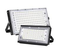 GLETSF Projecteur LED extérieur 150W, projecteur LED, éclairage extérieur, lampadaire, lampadaire pour Jardin, Cour, Maison,2 Pieces Cold White-150W
