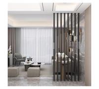 GLETSF Screen Column Separation,Room Screens Partition Column 1.6-7.9Ft Tall Metal Room Divider Post,Room Separator Space Decor Divider Column,Wall Partition Post for Apartments-Black-2.46ft/75cm