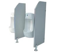 GLETSF Screen Column Separation,Wall-Mounted Urinal Partition Urinal Divider Urinal Privacy Screen Screen Toilet Partition Suitable for Schools and Public Places-3PCS