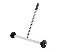 Glewi Balayeuse magnétique avec roues, poignée réglable de 43,2 cm, outil pour ramasser efficacement le métal dans les ateliers et les garages