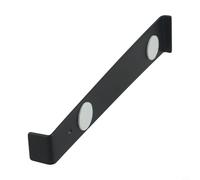 Glewi Barre de traction robuste pour sol stratifié, installation de plancher en bois en acier pour planches de vinyle et bois dur, noir