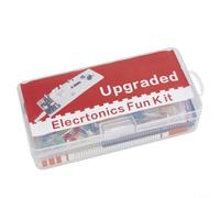 Glewi Composant électronique pour kit de démarrage avec platine d'expérimentation 830 points et module d'alimentation pour projets de bricolage