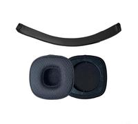Glewi Coussinets de rechange en maille pour casque Marshall Major III, housses respirantes pour les trajets quotidiens, noir ou marron (noir)