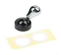 Glewi Couvercle de levier de démarrage de voiture pour la plupart des modèles - Construction en alliage métallique - Bouton de démarrage durable pour l'intérieur du véhicule (pour modèle général