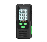 Glewi Détecteur de rayonnement électromagnétique 3 en 1 pour champs magnétiques RF électriques avec alarme sonore et écran LCD (RD630C)