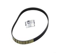 Glewi Direct Supply AC Compressor Belt Kit 12658178 EPDM Drive Belt for Efficient Auto Repair & Replacement, Black