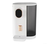 Glewi Distributeur de rince-bouche mural avec capteur automatique Blanc | Technologie de capteur infrarouge, sans contact, empêche la croix pour le contact, distribution automatique