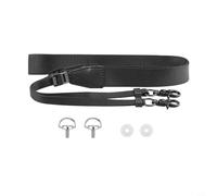 Glewi Dragonne réglable en nylon pour DJI RC Pro 2/1 et Mini 4 Pro : crochet en métal mains libres, confort respirant pour vol (noir)
