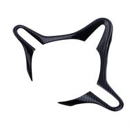 Glewi Enjoliveur de volant en fibre de carbone ABS, pour Honda Civic 8e génération (2006-2011), sergé, accessoire intérieur direct