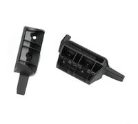 Glewi Ensemble de clips de support de rideau de coffre en ABS noir pour Mercedes W246 2012-2019 LC W243 2016-2021 (gauche + droite)