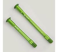 Glewi Essieu traversant ultraléger, broche en alliage d'aluminium 7075, essieu avant et arrière, essieu traversant de 12 x 161 mm, 12 x 117 mm, pour axe TCR pour axe de révolte à hélice (vert)