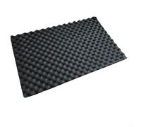 Glewi Feuille de caoutchouc d'isolation phonique de voiture 25 x 80 cm pour plaque de porte de réduction du bruit barrière thermique face