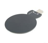 Glewi Générateur d'impulsions 7,83 Hz pour Schumann Wave - Audio de type C pour résonateur - Appareil à très basse fréquence pour le corps, l'esprit, la relaxation, aide au sommeil, module noir