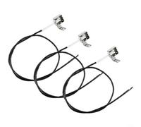 Glewi Grill Ignition Electrode Wire for pour pulse Spark, 800mm Replacement Cable Compatible with BG179 Series, Metal Core for Outdoor BBQ Repair