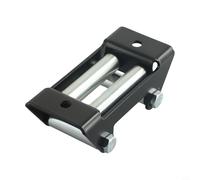 Glewi Guide-câble de treuil à 4 voies pour VTT, VUTT, 907,2 kg, en acier robuste, réduit la friction, protège la corde de récupération tout-terrain, noir (2 041,2 kg)