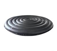 Glewi Housse de baignoire gonflable réglable 128-180 cm Isolation thermique en PVC pour extérieur Jardin Spa Protection ronde Blanc ou noir (noir avec H)