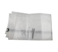 Glewi Housse de rechange en PVC pour serre à 4 niveaux, tissu transparent pour cloche de jardin, serre de balcon, pour mini cerceau Ho facile et rapide à utiliser (blanc)