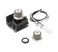 Glewi Kit d'allumage avec bouton latéral pour Weber Spirit E-210 E-310 E-320, 5 pièces d'allumage électronique de rechange pour barbecue à gaz 2009-2012